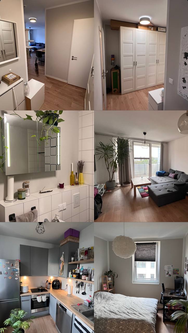 Furnished 61m² 2-room apartment in Friedrichsfelde, Berlin